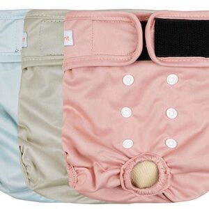 Adjustable reusable  Diaper for dogs- Medium